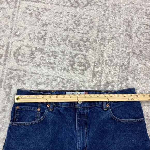 Levi’s 517 Bootcut Jeans Men’s Blue Western Cowboy Western Jeans Size 38x32 - Picture 5 of 7